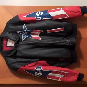 Vintage Michael Hoban leather jacket. Men's medium.